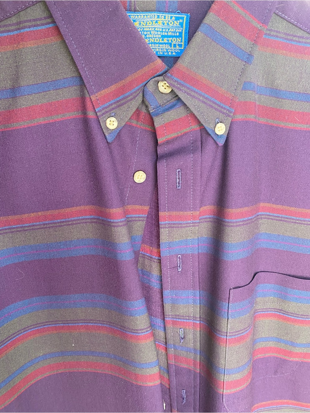 Vintage Pendleton made in USA button down - Picture 2 of 4